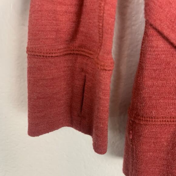 Smartwool Sweater Womens Large Merino 250 Tunic Wool Cowl Neck Red Pockets L - Picture 3 of 10